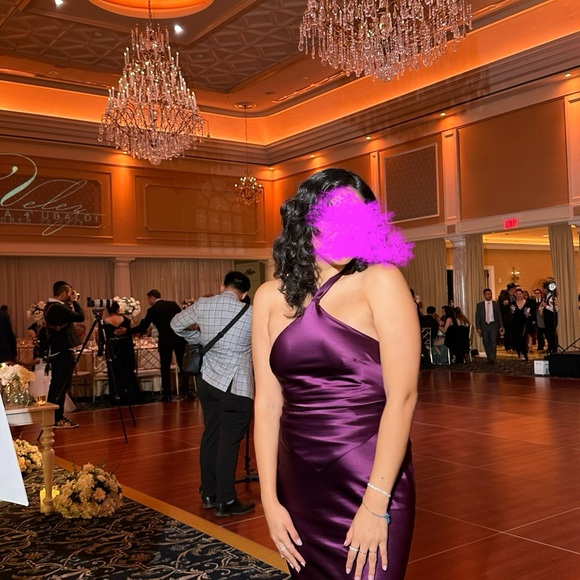 Retrofete Ester Dress in Eggplant Color - Picture 9 of 9